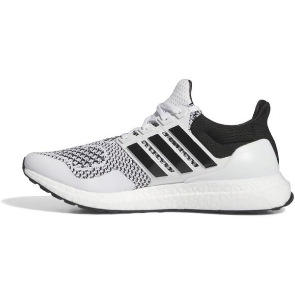 NWT adidas Men’s Ultraboost 1.0 Sneakers White/Black/Iron Metallic Size 9.5 - Picture 1 of 1